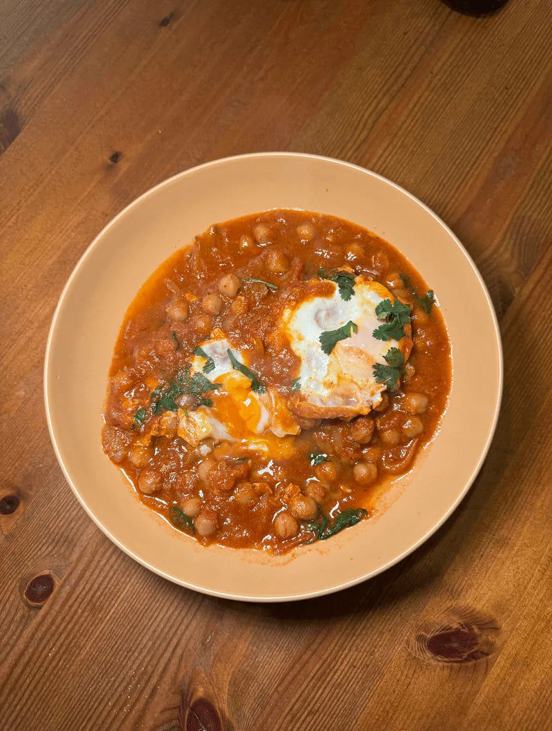 Hot Boss Egg and Chickpea Shakshuka