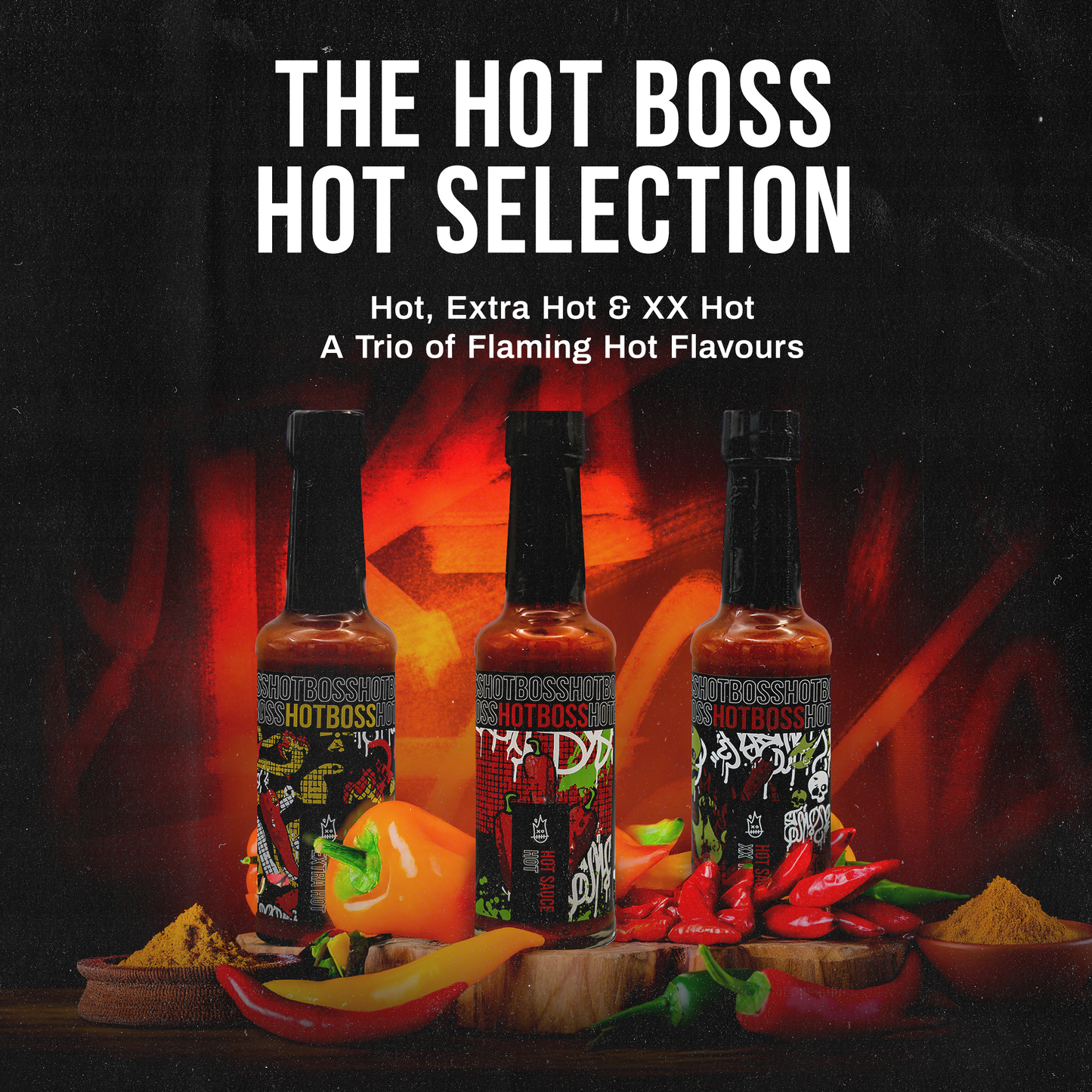 Trio Hot Sauce Gift Set